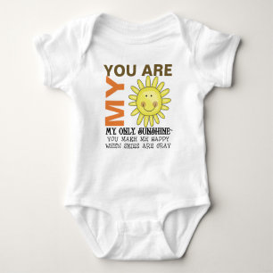 You Are My Sunshine Baby Bodysuit