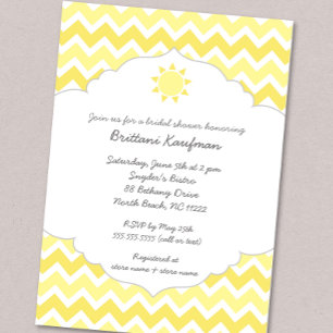 You are my sunshine baby bridal shower invite