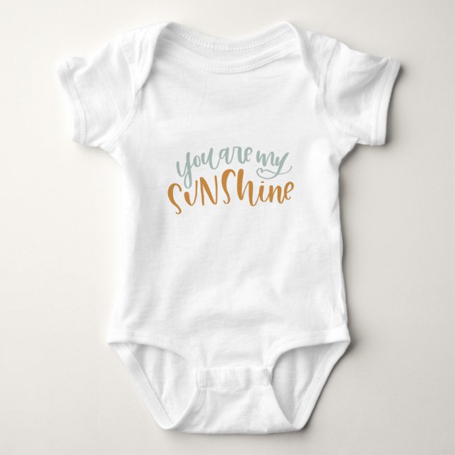 You Are My Sunshine Baby Outfit Bodysuit (Front)