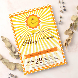 You are my Sunshine Baby Shower Invitation