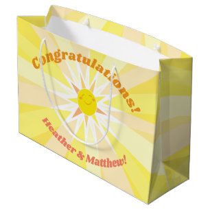 You are my Sunshine Baby Shower Large Gift Bag