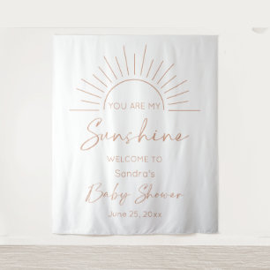 You Are My Sunshine Boho Baby Shower Tapestry
