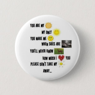 You Are My Sunshine - Button