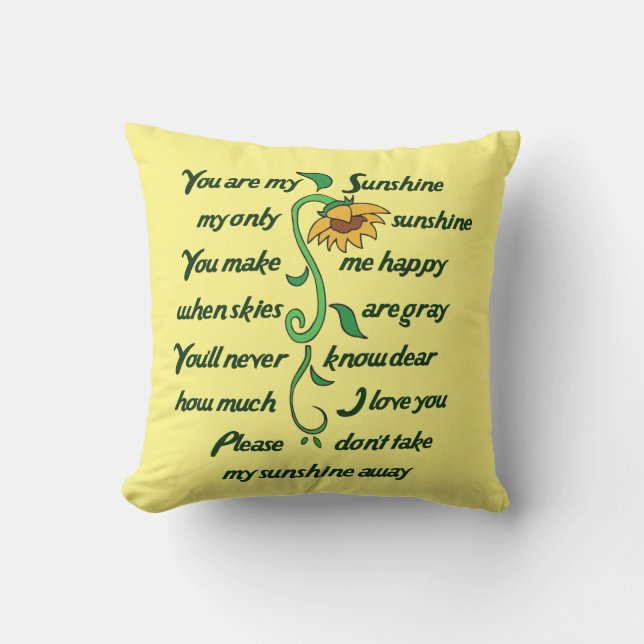 You are my Sunshine Cushion (Front)