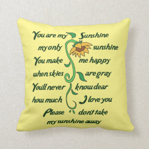 You are my Sunshine Cushion