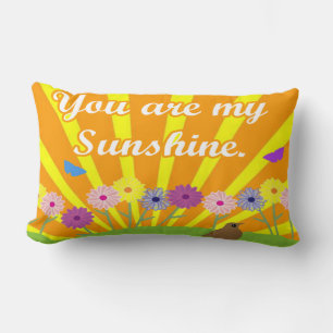 You Are My Sunshine Cute Lumbar Cushion