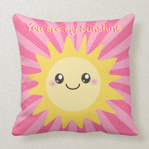 You are my Sunshine cute sun Cushion