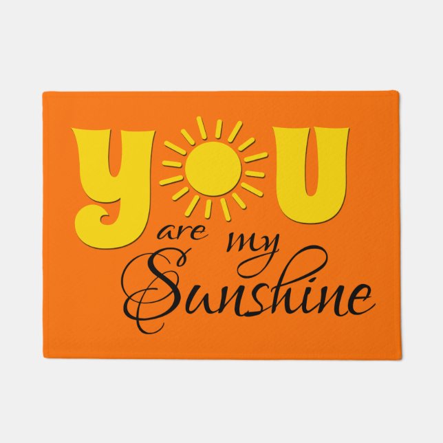 You are my sunshine doormat (Front)