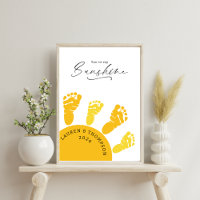 You Are My Sunshine Footprints