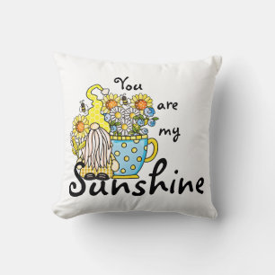You are my sunshine gnome cushion