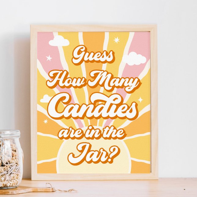 You are my Sunshine Guess How Many Candies Game Poster (Creator Uploaded)