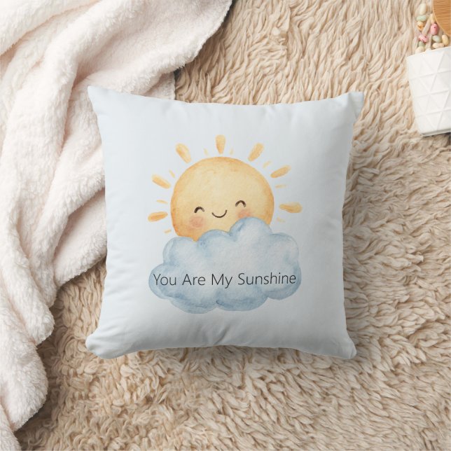 You Are My Sunshine Happy Sun Cloud Cushion (Blanket)
