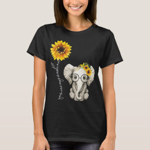You Are My Sunshine Hippie Sunflower Elephant Gift T-Shirt