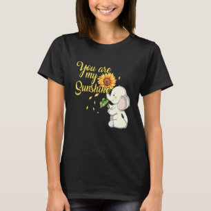 You Are My Sunshine Hippie Sunflower Elephant Shir T-Shirt