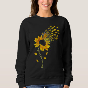 You are My Sunshine Horse Sunflower Funny Horses L Sweatshirt