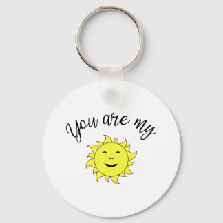 You are my sunshine key ring