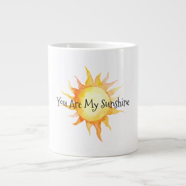 You Are My Sunshine Large Coffee Mug (Front)