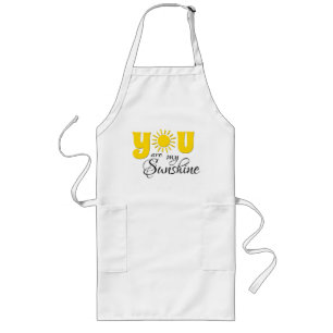You are my sunshine long apron