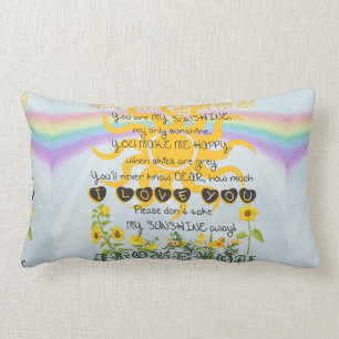You Are My Sunshine Lumbar Cushion