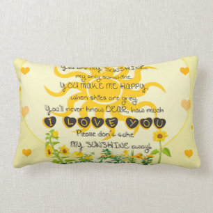 You are my Sunshine Lumbar Cushion