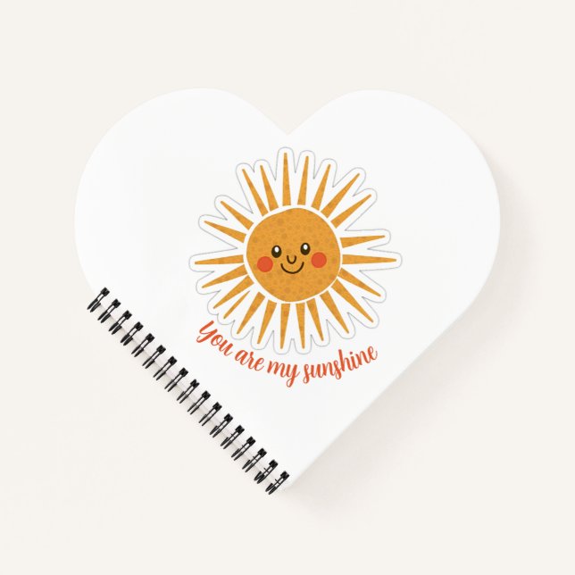 You are my sunshine lyrics  notebook (Front)