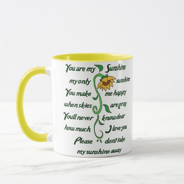 You are my Sunshine Mug (Left)