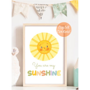 You are my Sunshine Nursery  Poster
