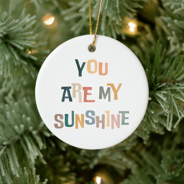 You Are My Sunshine Ornament (Tree)