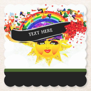 YOU ARE MY SUNSHINE PAPER COASTER