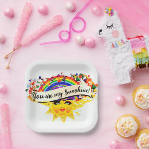 YOU ARE MY SUNSHINE PAPER PLATE