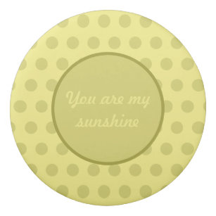 You Are My Sunshine Polka Dot Erasers (Yellow)