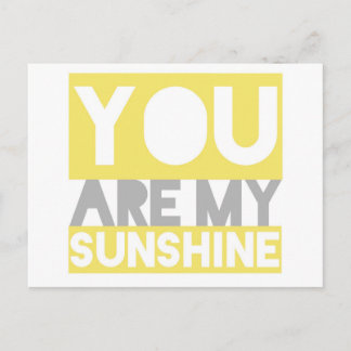 You Are My Sunshine Postcard