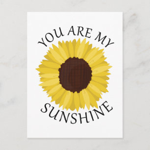 You Are My Sunshine Postcard