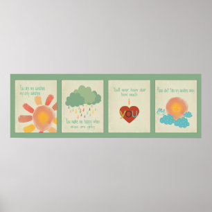 You Are My Sunshine Poster