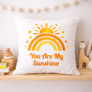 You Are My Sunshine Rainbow Baby Shower Cushion