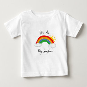  You are my sunshine rainbow toddler t-shirt. Baby T-Shirt