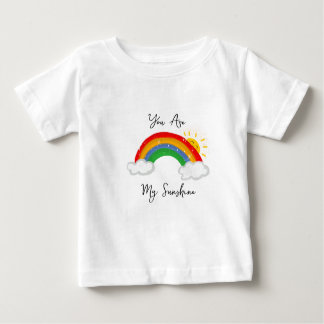  You are my sunshine rainbow toddler t-shirt. Baby T-Shirt
