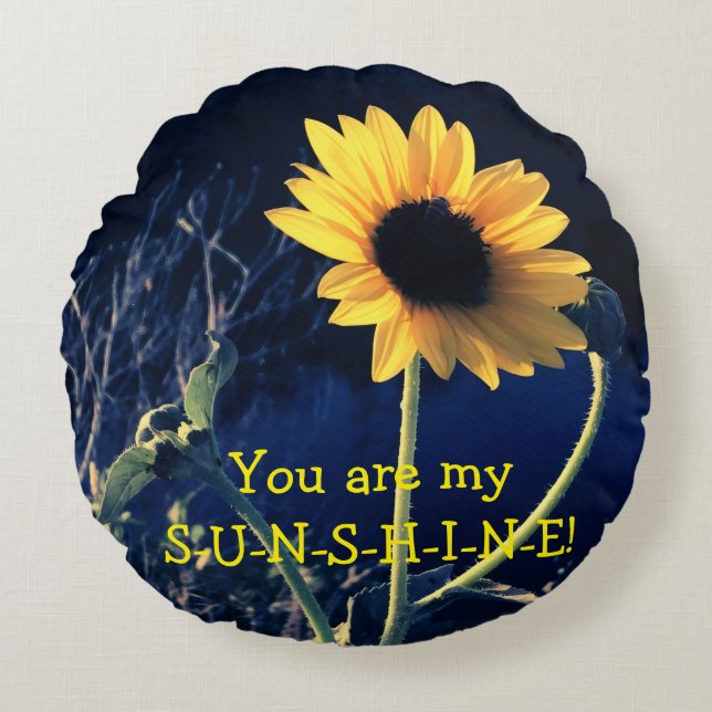 You are my Sunshine! Round Cushion (Front)
