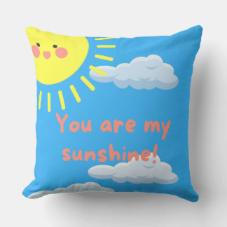 You Are My Sunshine Square Cushion