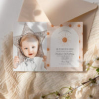 You are my Sunshine Sun Retro Minimal 1st Birthday