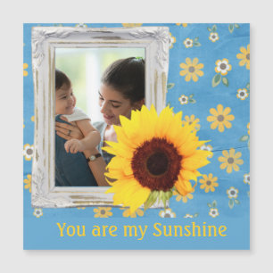 You are my sunshine Sunflower  Acrylic Award Keych