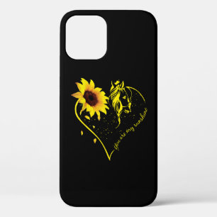 You Are My Sunshine Sunflower And Horse iPhone 12 Case