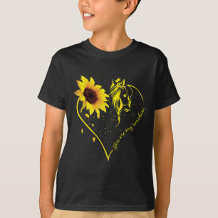 You Are My Sunshine Sunflower And Horse T-Shirt