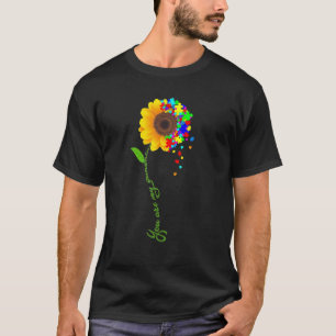 You Are My Sunshine Sunflower Autism Awareness Tsh T-Shirt
