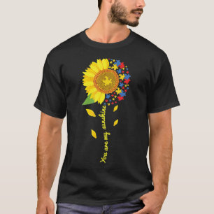 You Are My Sunshine Sunflower Autistic Awareness T-Shirt