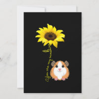 You Are My Sunshine Sunflower Guinea Pig Mum
