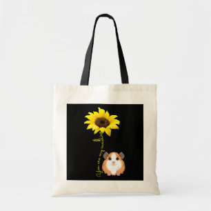 You Are My Sunshine Sunflower Guinea Pig Mum Tote Bag