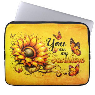 You Are My Sunshine Sunflower Laptop Sleeve