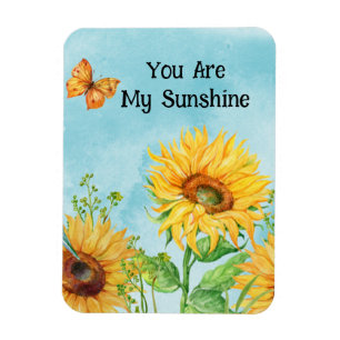 YOU ARE MY SUNSHINE SUNFLOWER MAGNET