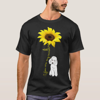 You Are My Sunshine Sunflower Poodle Lover Mum Shi T-Shirt